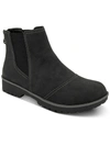 Jbu By Jambu Peacock Womens Round Toe Short Ankle Boots In Black