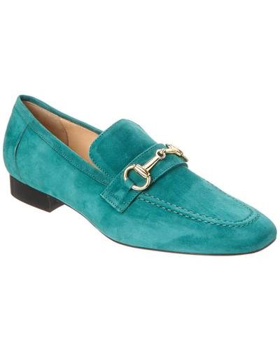 M By Bruno Magli Simona Suede Loafer In Green