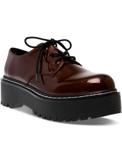 Wild Pair Authentick Womens Patent Dressy Oxfords In Multi