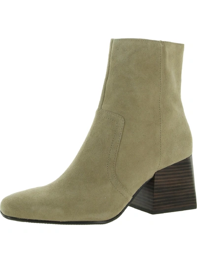 Aqua College Tora Womens Suede Booties Ankle Boots In Grey