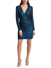 VINCE CAMUTO WOMENS SHIMMER MINI BODYCON DRESS