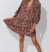 Cleobella Kori Mini Dress In Fringe Ikat In Multi