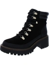 Giani Bernini Maddyson Womens Lug Sole Leather Booties In Black
