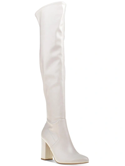 Wild Pair Bravy Womens Laceless Dressy Over-the-knee Boots In Multi