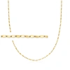 Ross-simons Italian 1.5mm 18kt Yellow Gold Lumachina-chain Necklace In Multi