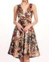 Eva Franco Masha Dress In Glitter Bloom In Multi