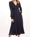 Eva Franco Danielle Dress In Sapphire Dots In Multi