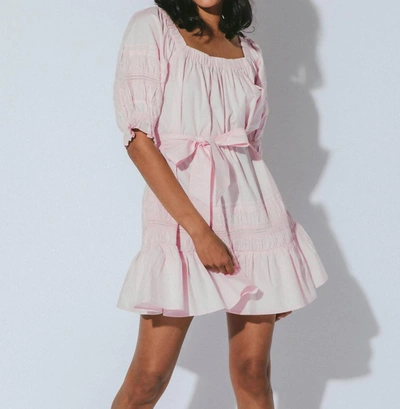 Cleobella Lily Mini Dress In Blush In Pink