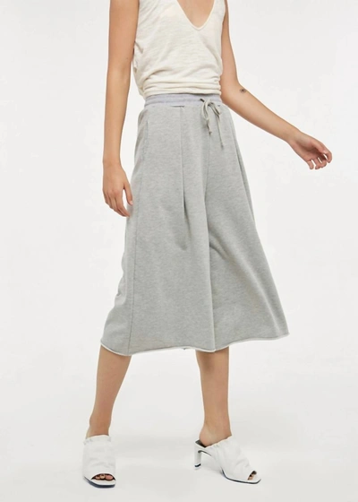 Project Social T Flynn Culottes Pant In Heather Grey