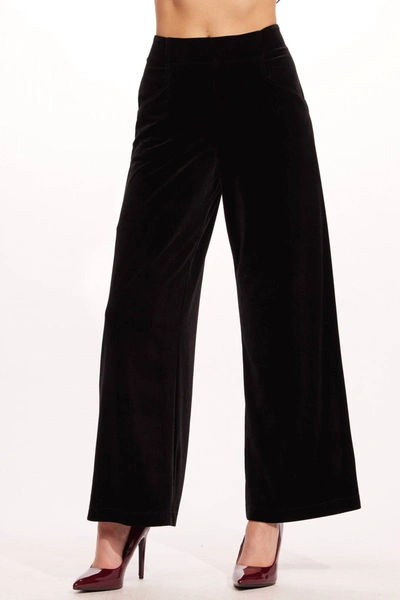 Eva Franco Hepburn Pant In Black Velvet