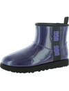 Ugg Classic Clear Mini Womens Waterproof Cold Weather Winter Boots In Purple
