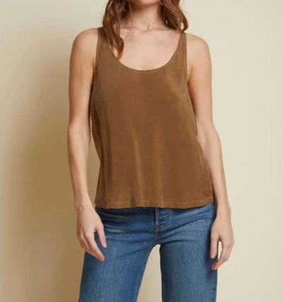 Nation Ltd Veronica Tank In Bark In Brown