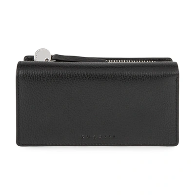 Bugatti Ladies Leather Trifold Wallet In Black