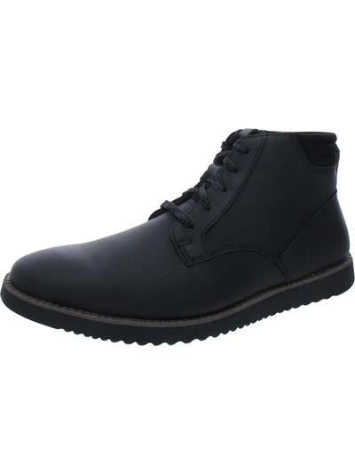 Dr. Scholl's Shoes Sumdicate Mens Lace-up Ankle Boots In Black