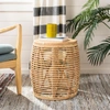 Safavieh Maui Rattan Drum Stool Table
