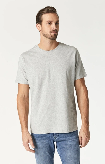 Mavi Crew Neck T-shirt In Light Grey Melange