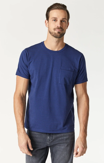 Mavi Striped T-shirt In Twilight Blue