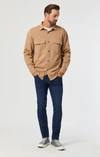 Mavi James Skinny Leg Jeans In Dark Blue Supermove In Dark Blue