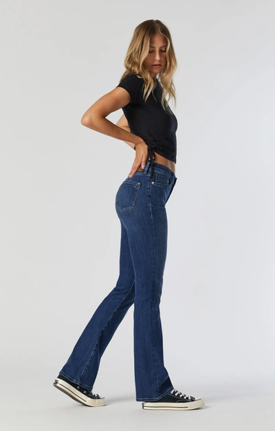 Mavi Molly Mid Rise Bootcut Jeans In Medium Blue