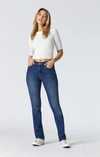 Mavi Kendra Straight Leg Jeans In Medium Blue