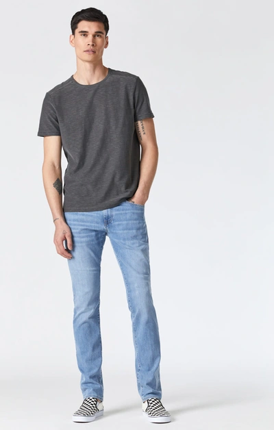 Mavi Jake Slim Leg Jeans In Light Blue