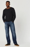 Mavi Zach Straight Leg In Dark Maui In Dark Blue