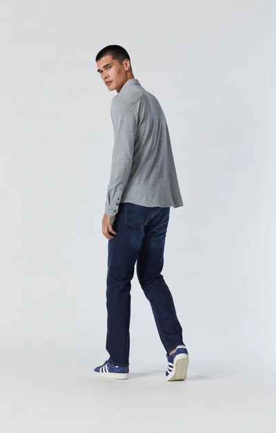 Mavi Zach Straight Leg In Dark Williamsburg In Dark Blue