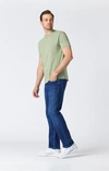 MAVI MATT RELAXED STRAIGHT LEG JEANS IN DARK BRUSHED FEATHER BLUE