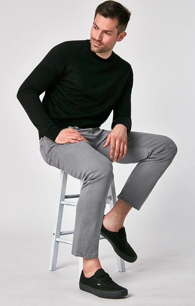 Mavi Matt Mid Rise Relaxed Straight Leg In Grey
