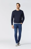 MAVI MATT MID RISE RELAXED STRAIGHT LEG IN DEEP BRUSHED WILLIAMSBURG