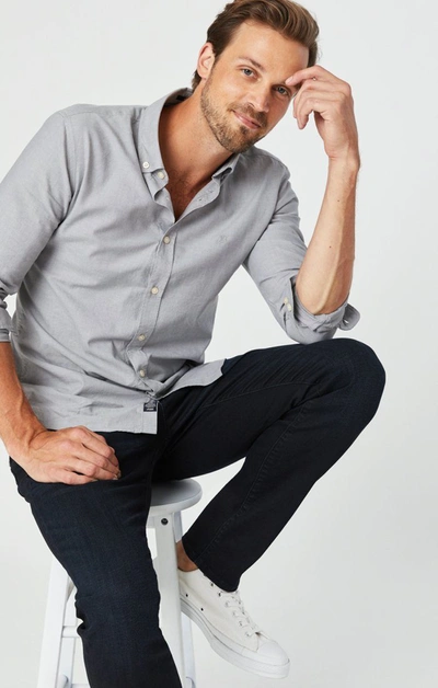 Mavi Jake Slim Leg Jeans In Dark Indigo Williamsburg In Black