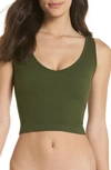 FREE PEOPLE INTIMATELY FP SOLID RIB BRAMI CROP TOP