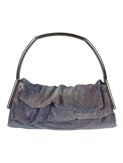 Benedetta Bruzziches Metallic Handle Embellished All-over Tote In Spectre
