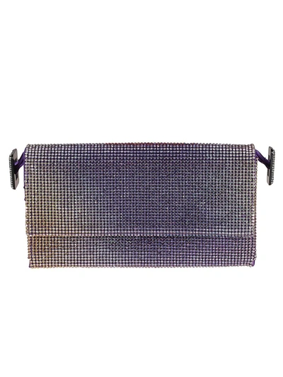 Benedetta Bruzziches Embellished All-over Flap Shoulder Bag In The Living Daylight