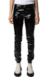 ZADIG & VOLTAIRE PEKO LEATHER PANTS