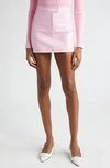 Courrèges Courreges Woman Mini Skirt Pink Size 6 Cotton, Polyurethane, Elastane