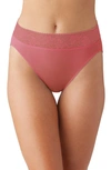 Wacoal Comfort Touch Hi-cut Brief In Baroque Rose