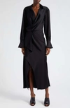 Simkhai Talita Draped Maxi Dress In Black