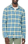 Faherty The Surf Flannel Shirt In Landing Point Plaid
