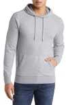 Faherty Jackson Sweater Hoodie Grey Cliff Heather L In Grey Cliff Heather