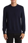 Nn07 Ted 6605 Wool Sweater In Navy Blue