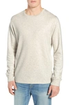 Frame Classic Fit Long Sleeve Crewneck T-shirt In Oatmeal Heather