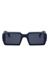 FENDI THE FENDIGRAPHY 52MM GEOMETRIC SUNGLASSES