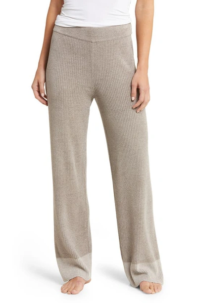 Barefoot Dreams Cozychic Ultra Light Ribbed Lounge Pants In Beach Rock