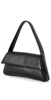 LISELLE KISS ELLIOTT SHOULDER BAG BLACK CRUSHED