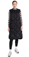 Sweaty Betty Womens Black Downtown Logo-badge Quilted Shell Gilet In Black