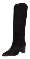 SCHUTZ MARYANA BLOCK BOOTS BLACK