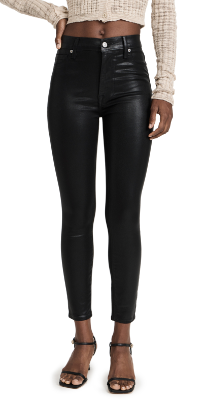 7 For All Mankind Black Super Skinny Jean