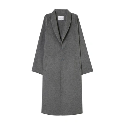 American Vintage Coat Dadoulove In Charcoal_melange