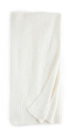 Barefoot Dreams Cozy Chic Ribbed Throw In Pearl